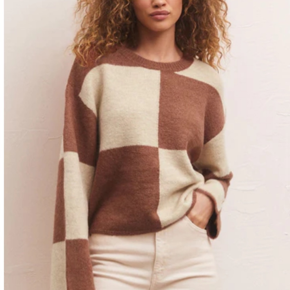 Z supply rosi blocked sweater. Size small